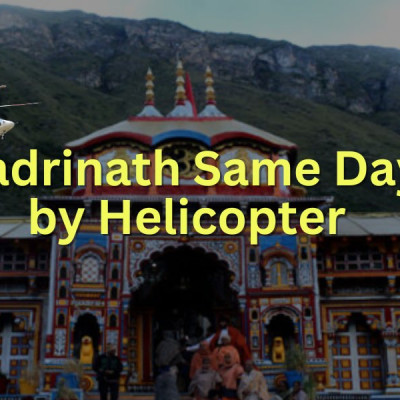 Badrinath Ek Dham Same Day Heli Charter Booking