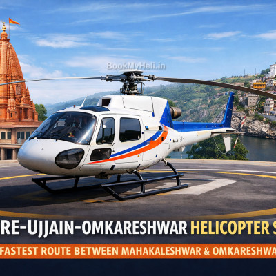 Indore Ujjain Omkareshwar Helicopter Route