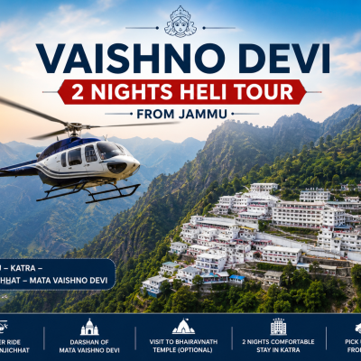 Vaishno Devi 2 Nights / 3 Days Helicopter Tour Package