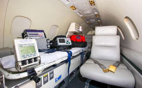 Air Ambulance from Inside