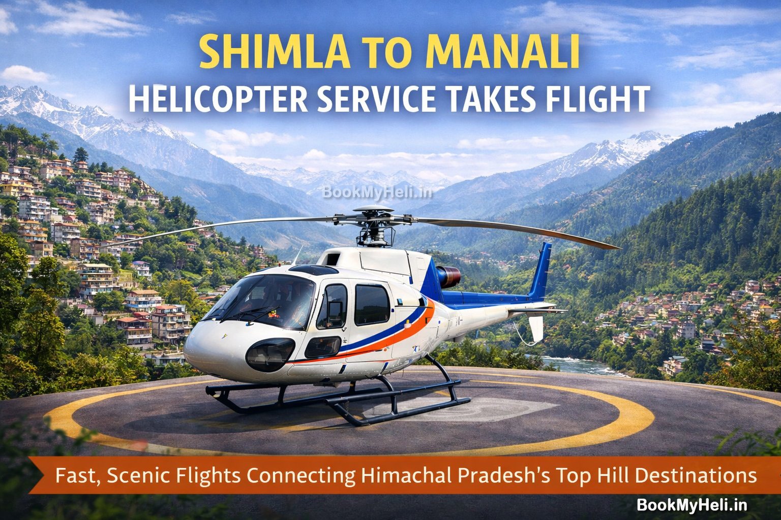 Shimla to Manali Helicopter Service